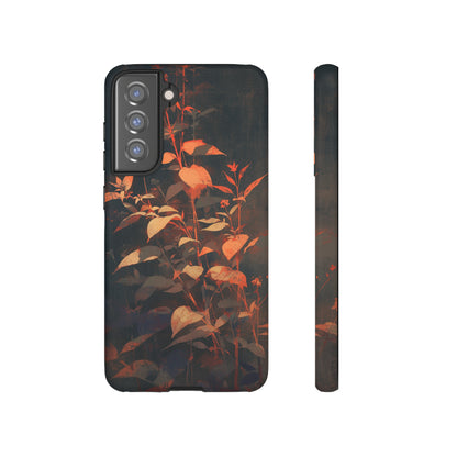 Black Blooms Wildflower iPhone Case