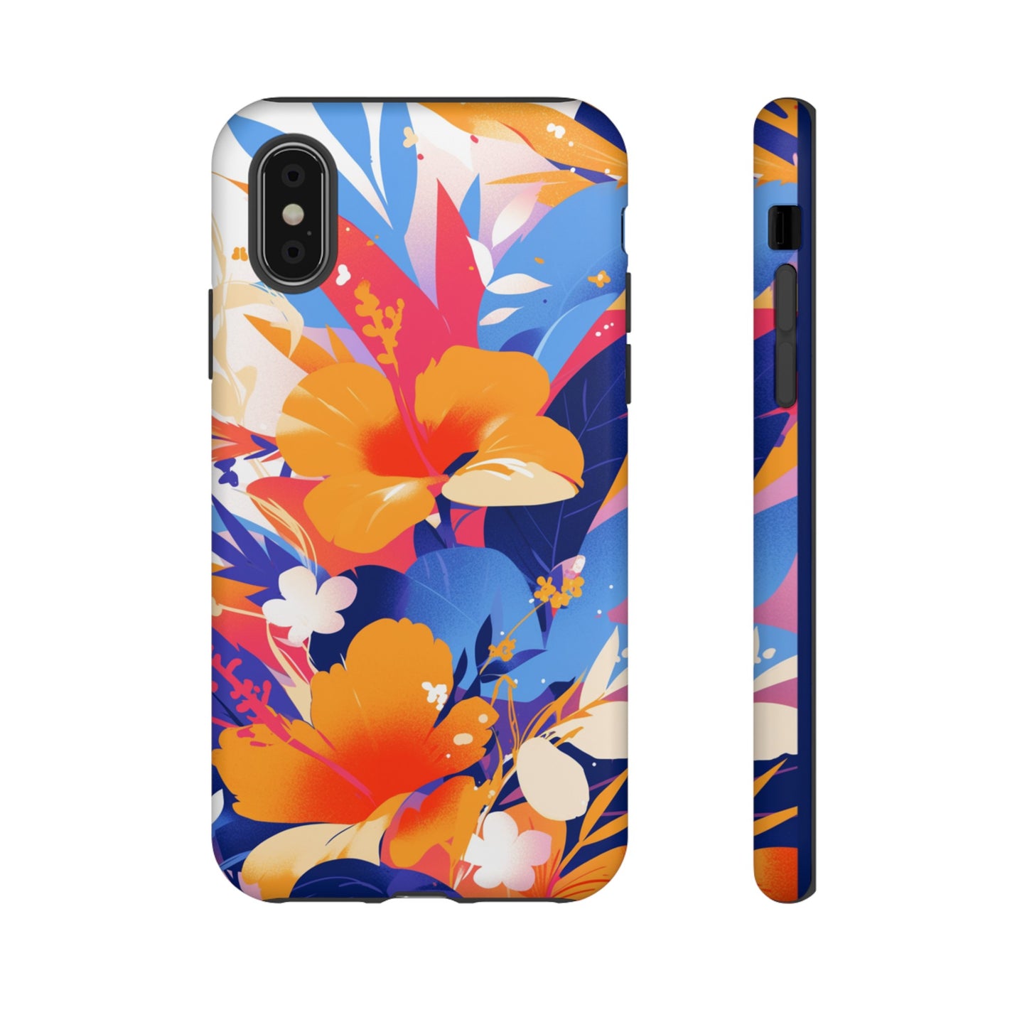 Vintage Abstract Flowers iPhone Case / Samsung Case