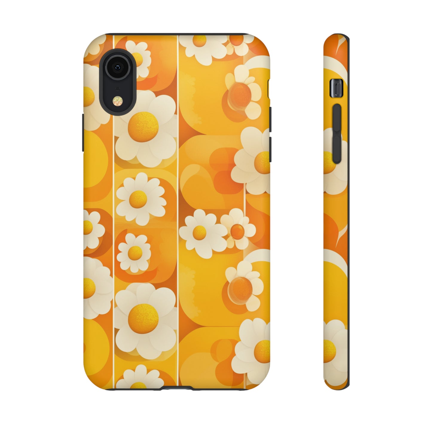 Yellow Floral Pattern Retro iPhone Case / Samsung Case