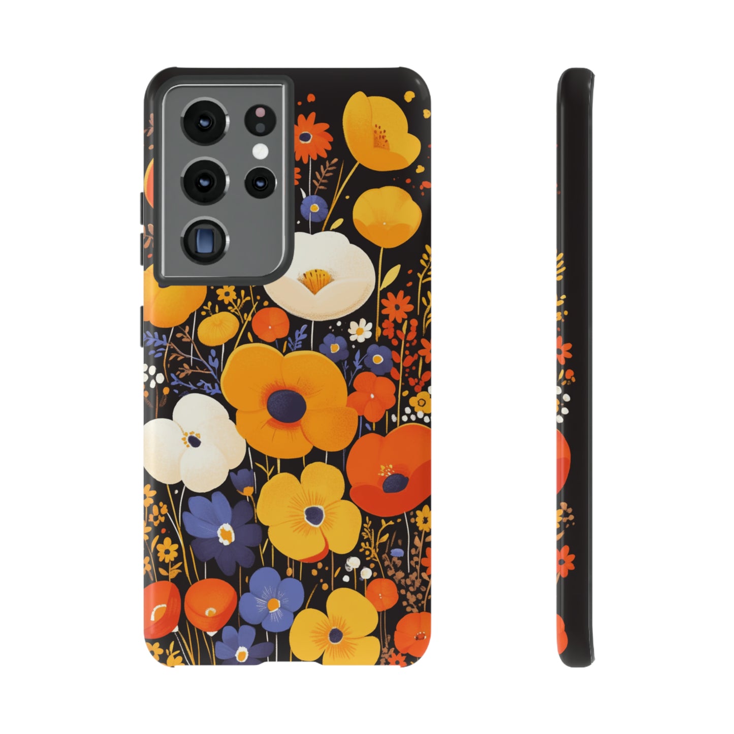 Retro Chaos, Wildflower iPhone Case / Samsung Case, Gift for Floral Lovers, Gift for Her