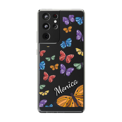 Spring Butterflies | Clear iPhone Case / Samsung Case