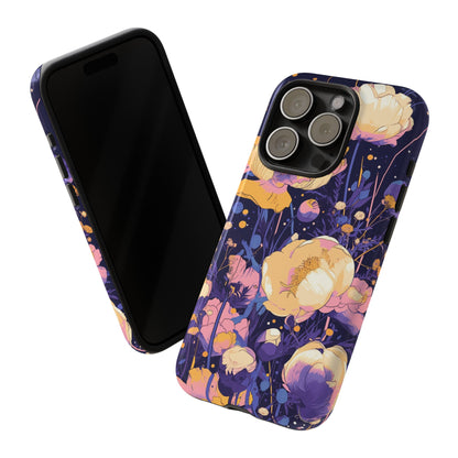 Night Cotton Flowers iPhone Case / Samsung Case