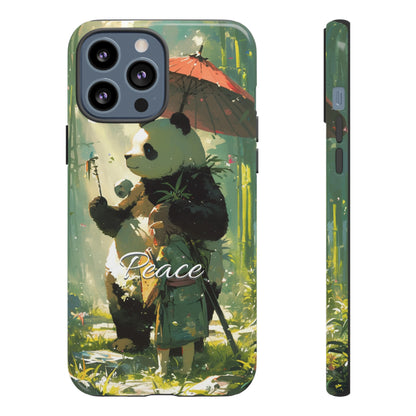 Japanese Aesthetic Vintage Panda iPhone Case / Samsung Case | "Peace"