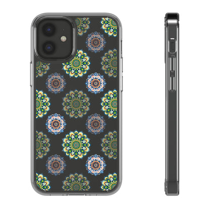 Lime Mandala Pattern | Clear iPhone Case / Samsung Case