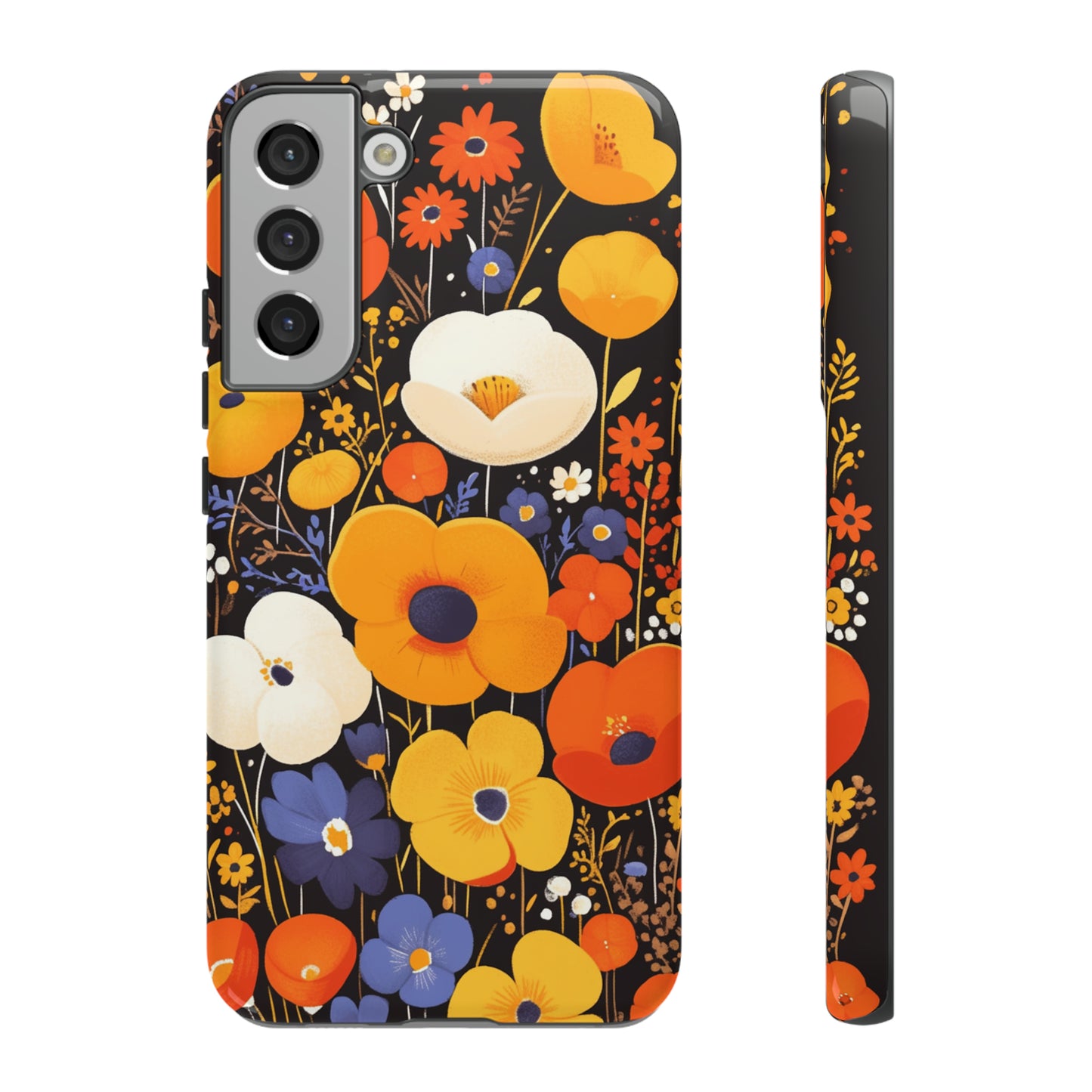 Retro Chaos, Wildflower iPhone Case / Samsung Case, Gift for Floral Lovers, Gift for Her