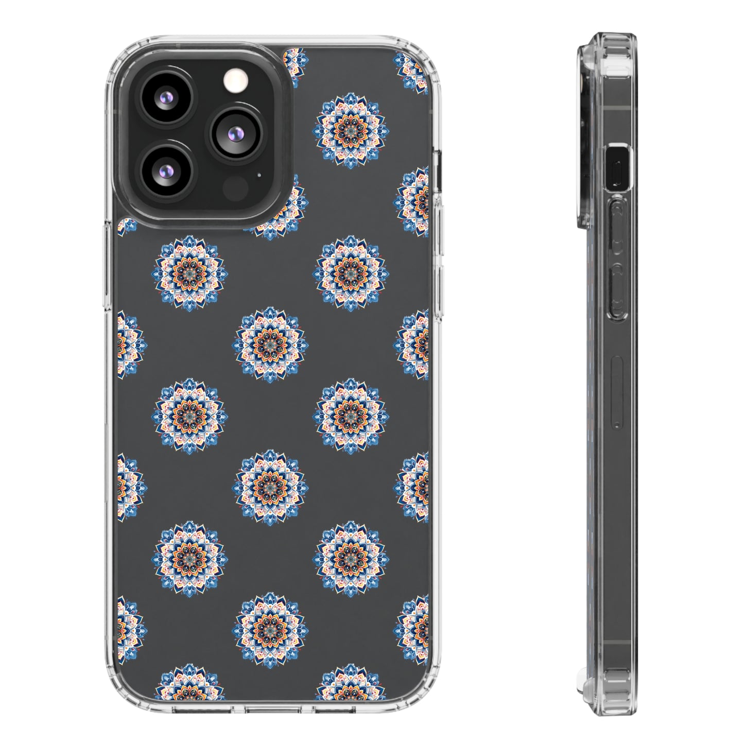 Wave Mandala | Clear iPhone Case / Samsung Case