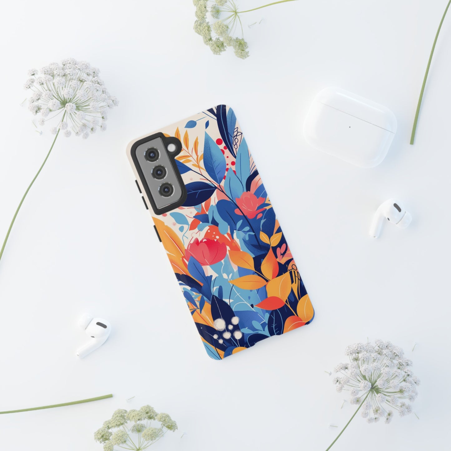 Watercolor Spring Floral iPhone Case / Samsung Case