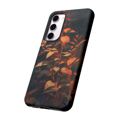 Black Blooms Wildflower iPhone Case