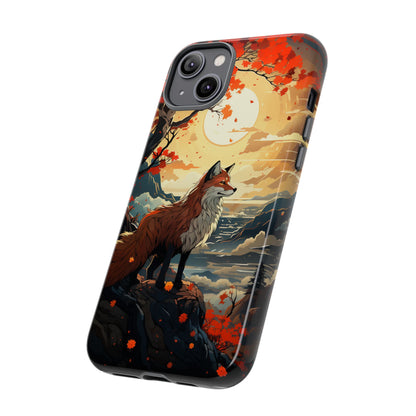 Japanese Wolf Aesthetic Phone Case