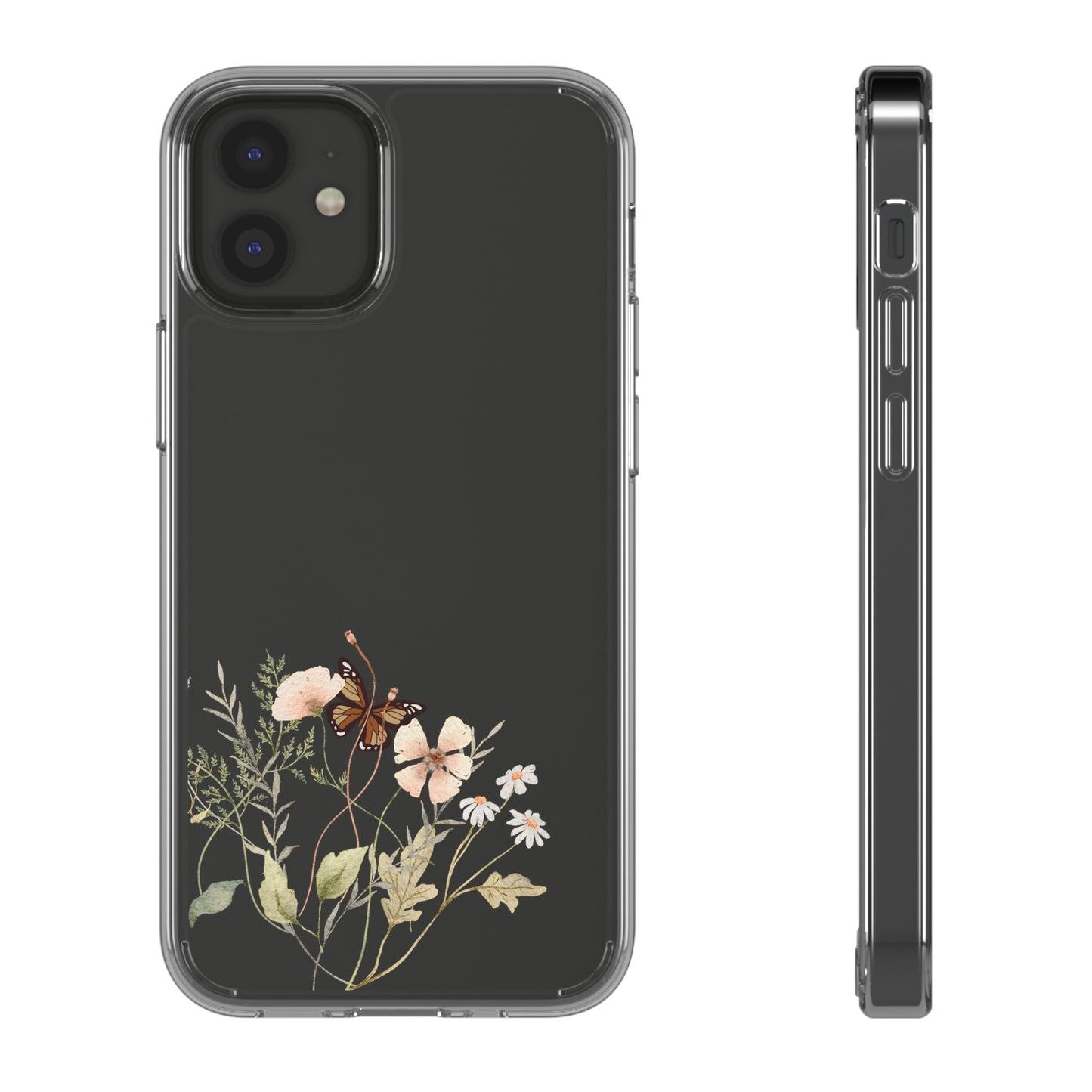 Gentle Wildflowers | Clear iPhone Case / Samsung Case