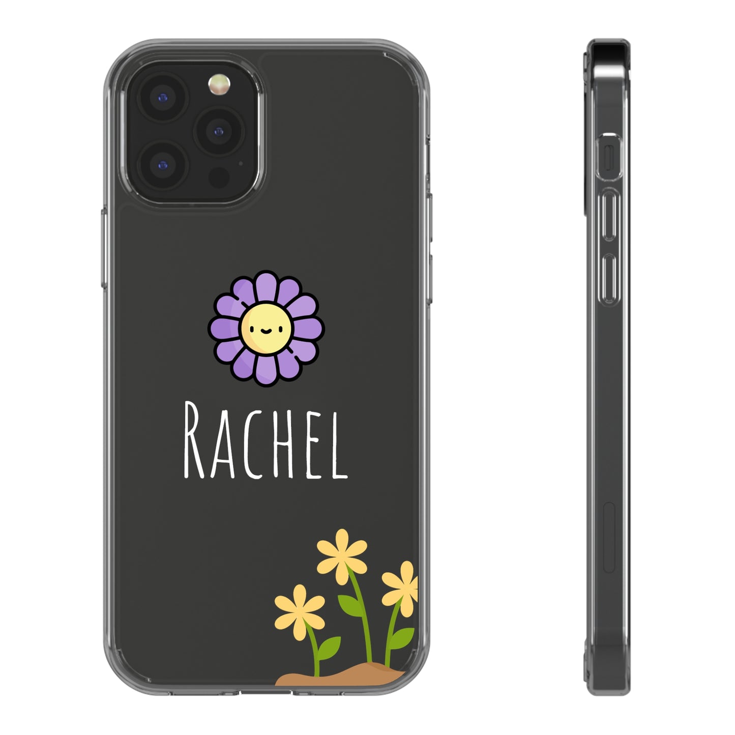 Cute Custom Flower | Clear iPhone Case / Samsung Case