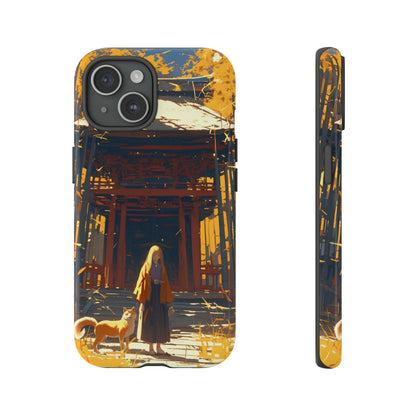 Japanese Vintage Temple Aesthetic iPhone Case, Autumn Phone case, iPhone 15 Pro Max 14 13 12 Mini, Samsung Galaxy S23 S22, Google Pixel 7