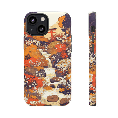 Rising Mountains & Rapid Rivers, Wildflower iPhone Case