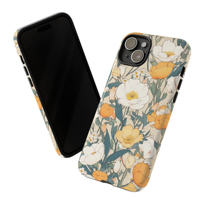 Tall White Flowers iPhone Case / Samsung Case