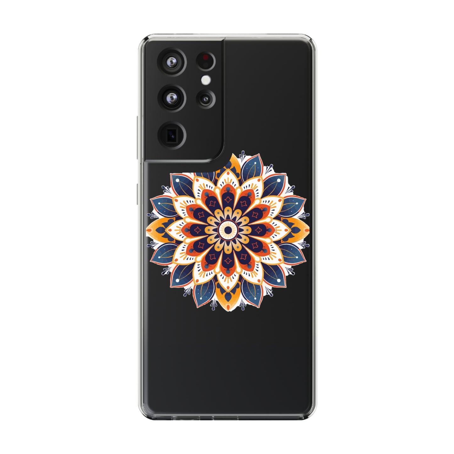 Amber Mandala | Clear iPhone Case / Samsung Case