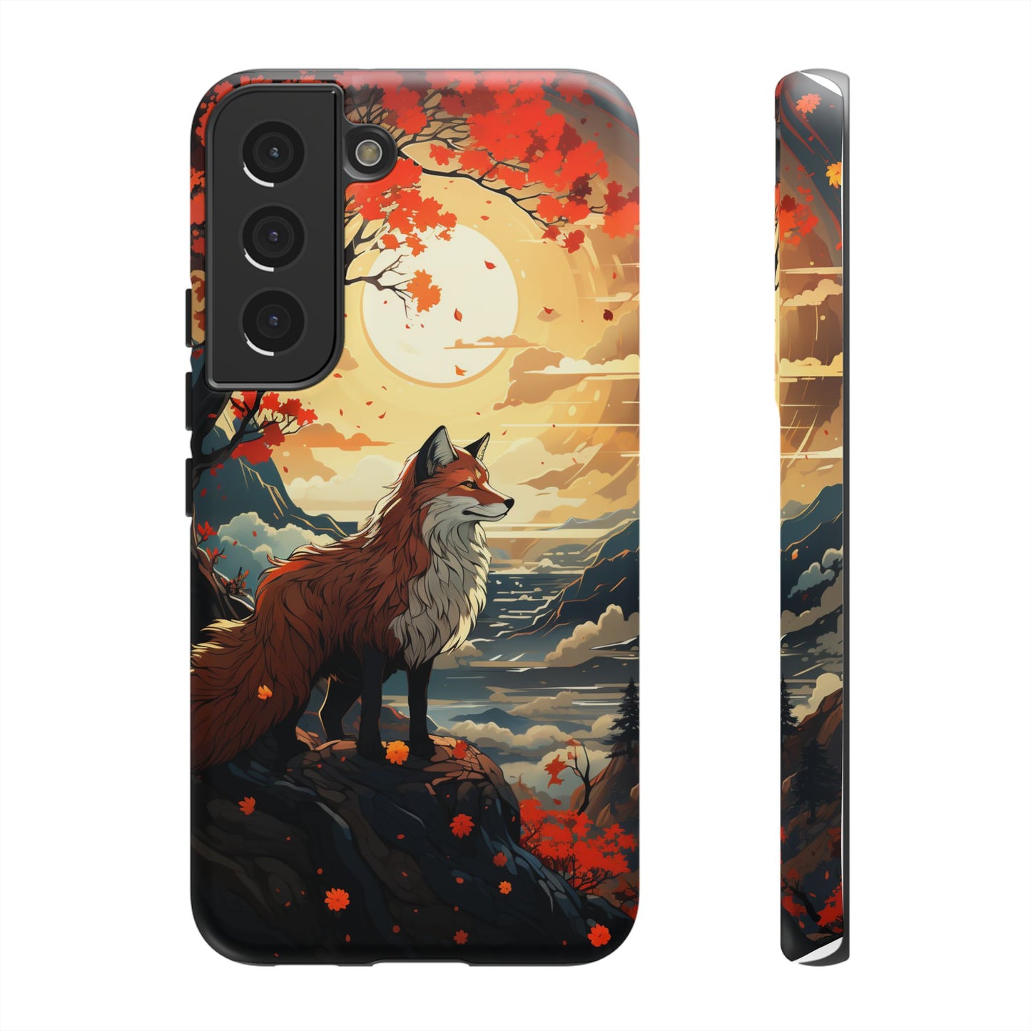 Japanese Wolf Aesthetic Phone Case