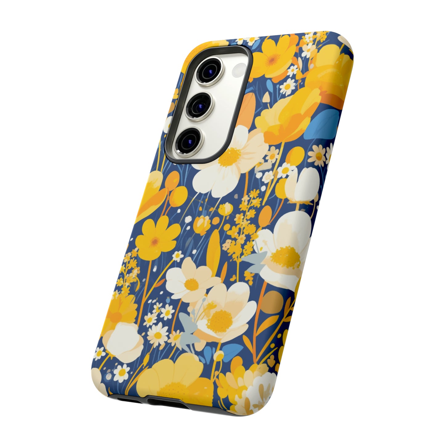 Wildflower Abstract Retro 70s iPhone Case / Samsung Case