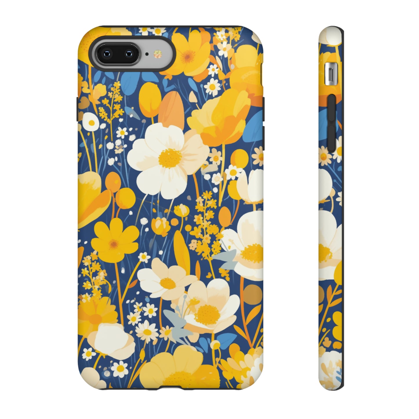 Wildflower Abstract Retro 70s iPhone Case / Samsung Case