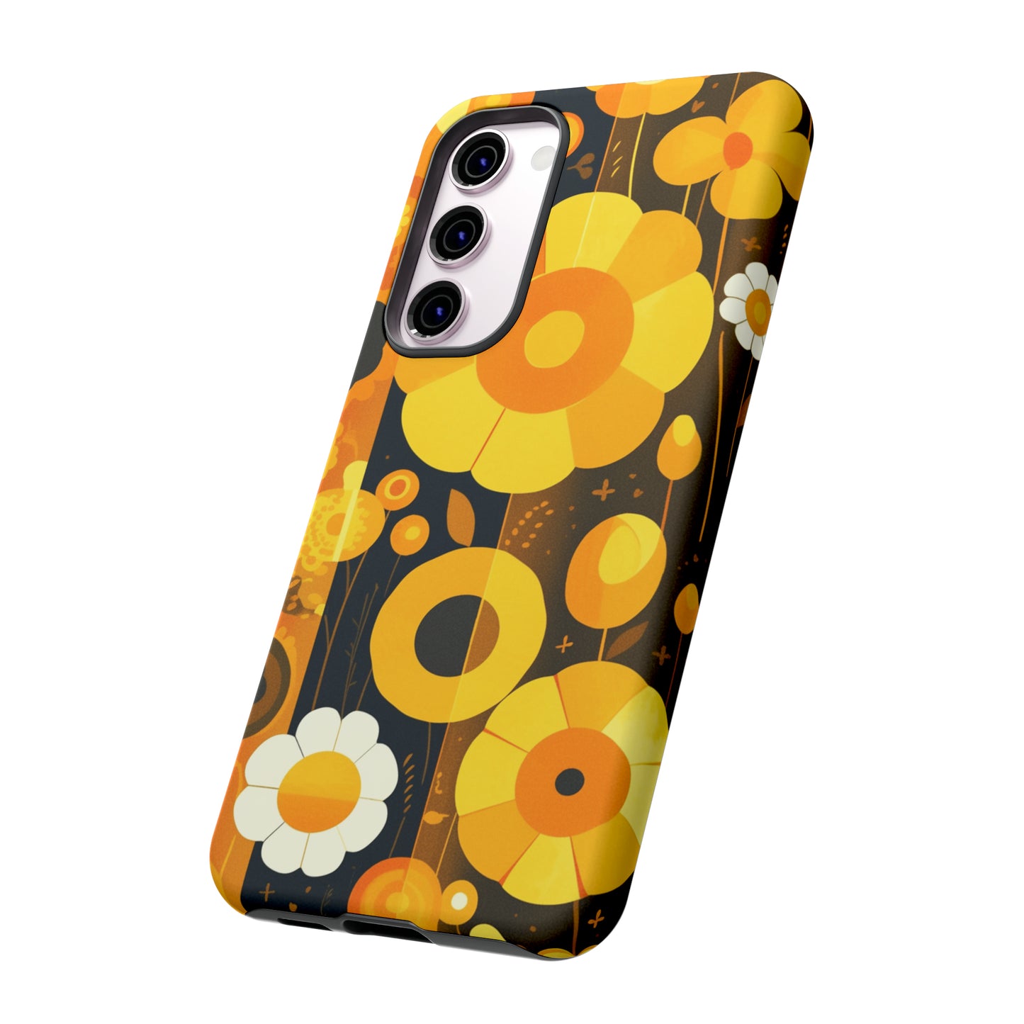 Floral Lines Retro iPhone Case / Samsung Case