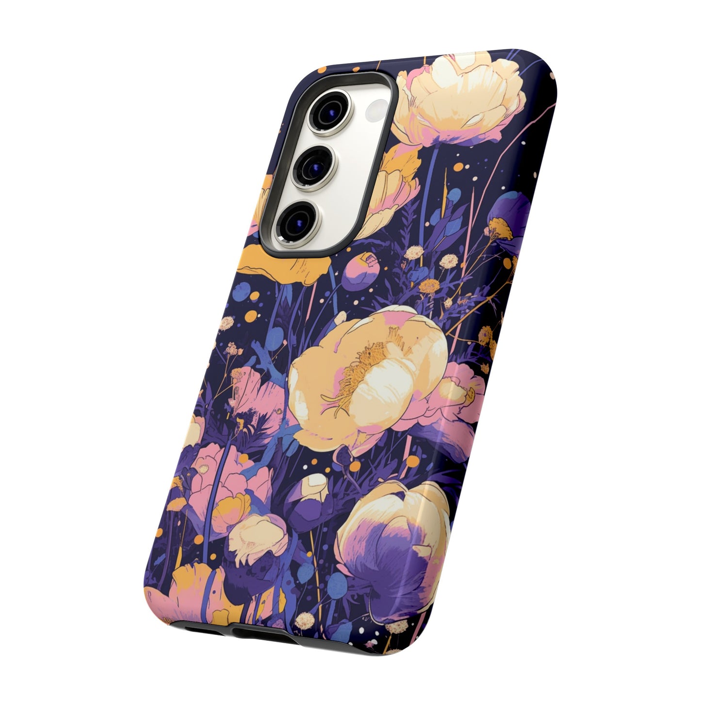 Night Cotton Flowers iPhone Case / Samsung Case