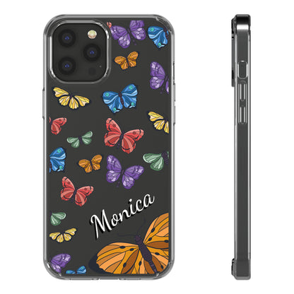 Spring Butterflies | Clear iPhone Case / Samsung Case