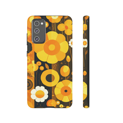 Floral Lines Retro iPhone Case / Samsung Case