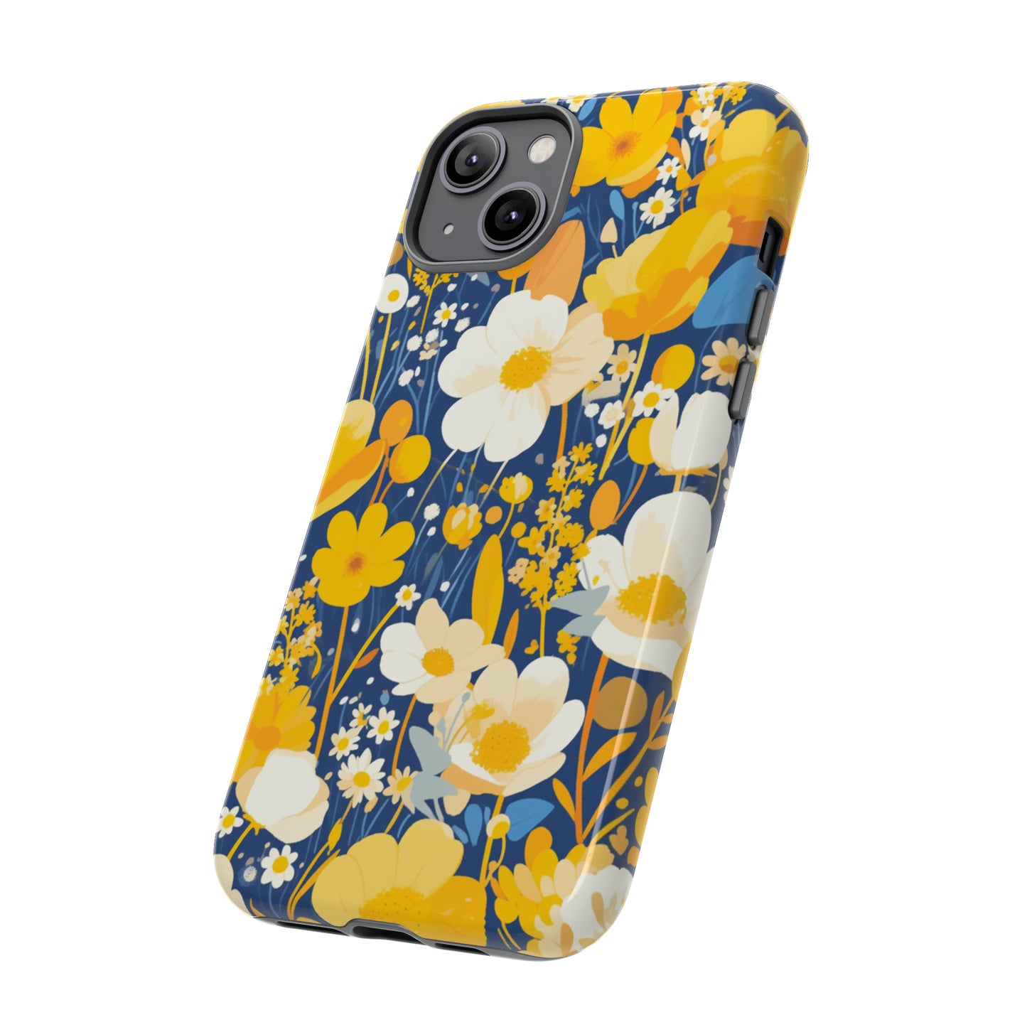 Wildflower Abstract Retro 70s iPhone Case / Samsung Case