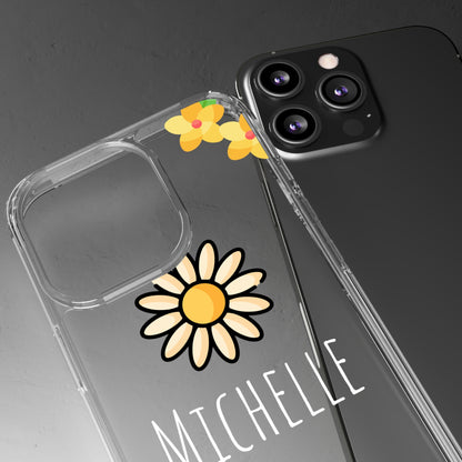 Custom Clear Sunflower | Clear iPhone Case / Samsung Case