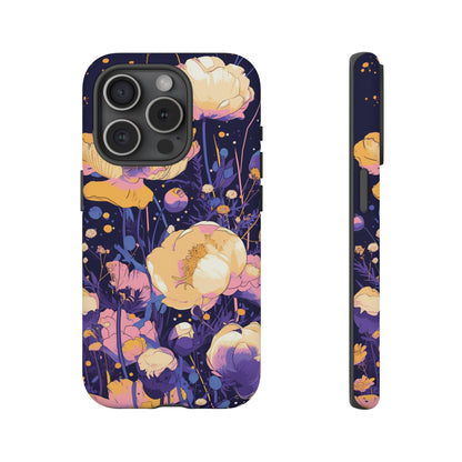 Night Cotton Flowers iPhone Case / Samsung Case