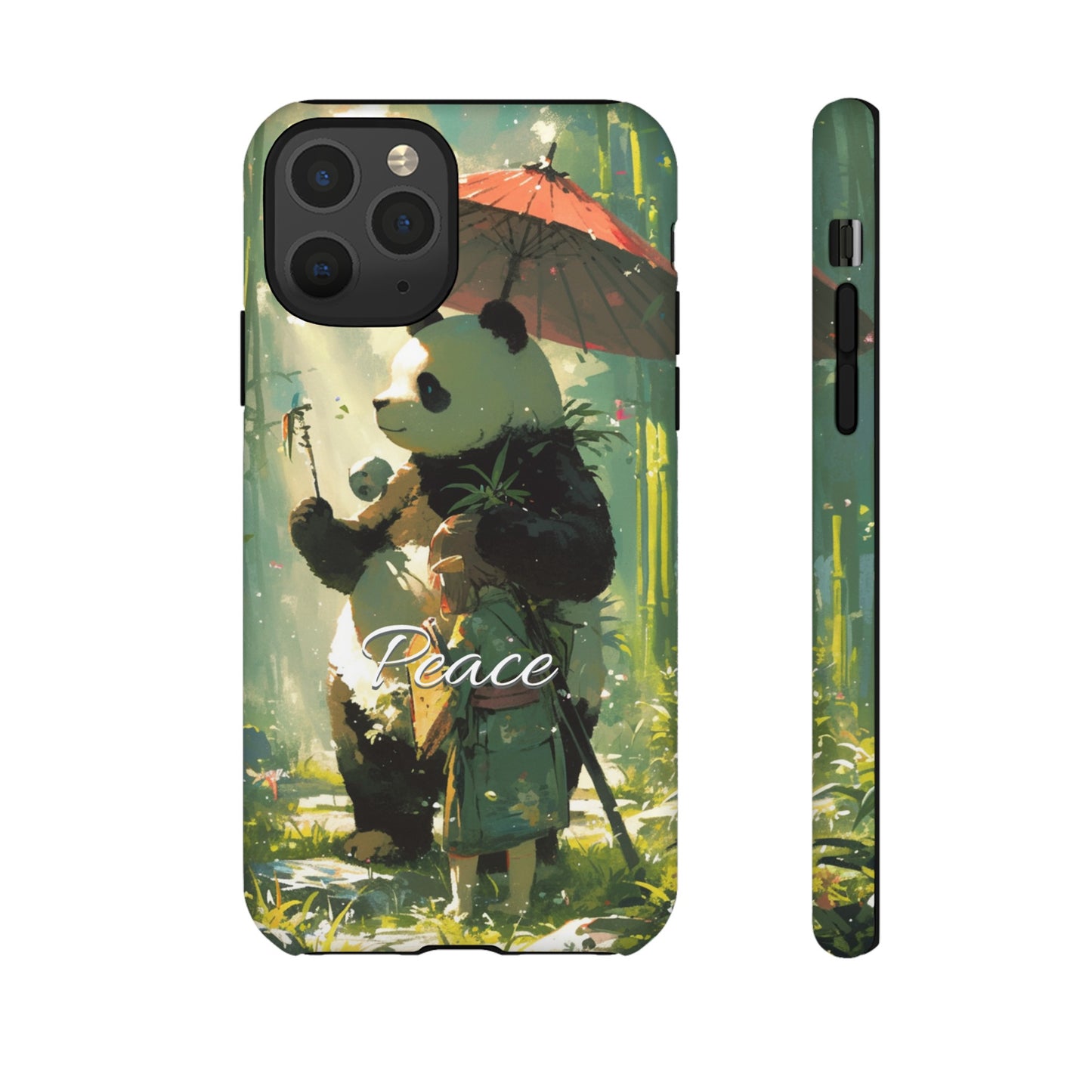 Japanese Aesthetic Vintage Panda iPhone Case / Samsung Case | "Peace"