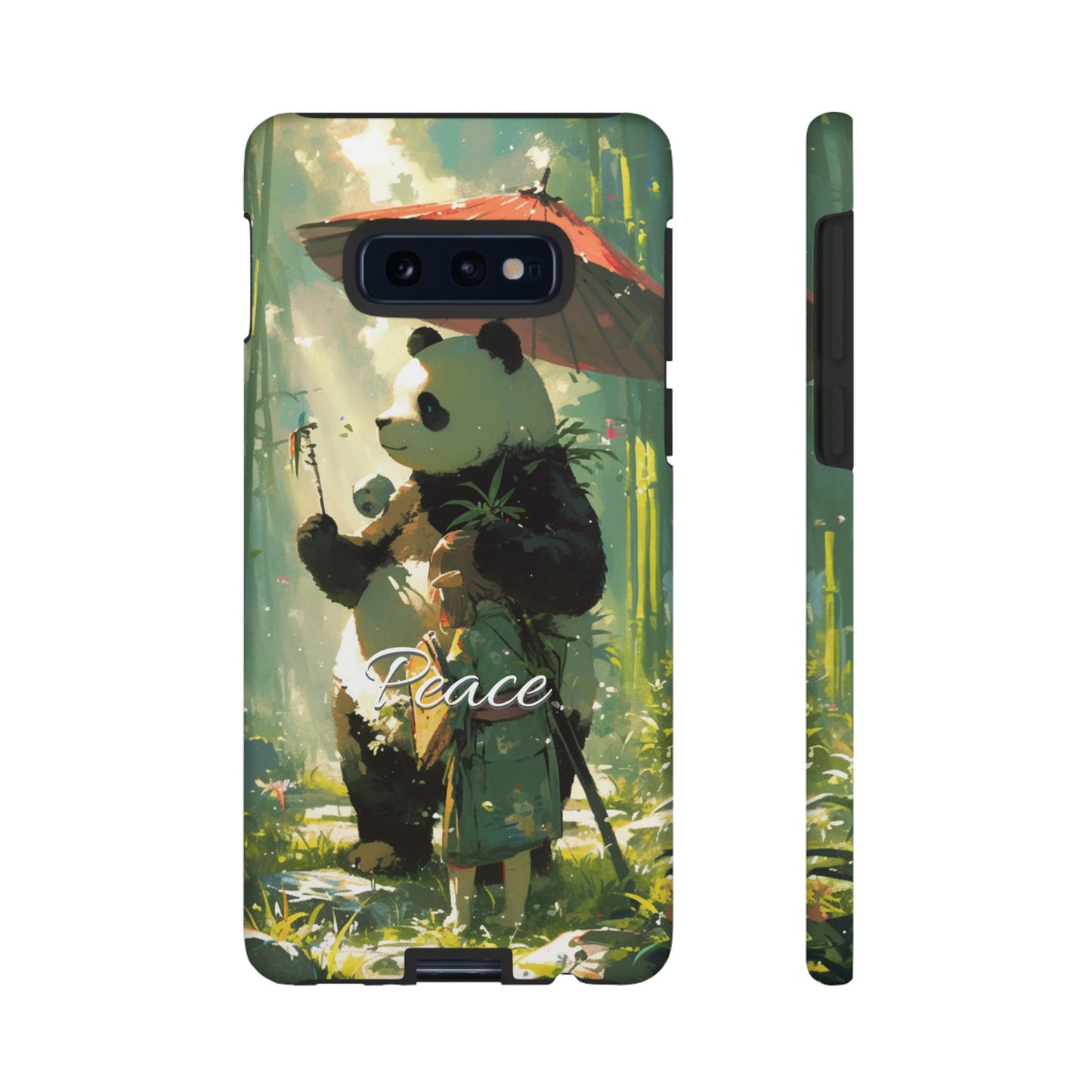 Japanese Aesthetic Vintage Panda iPhone Case / Samsung Case | "Peace"