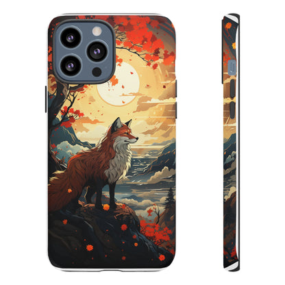 Japanese Wolf Aesthetic Phone Case