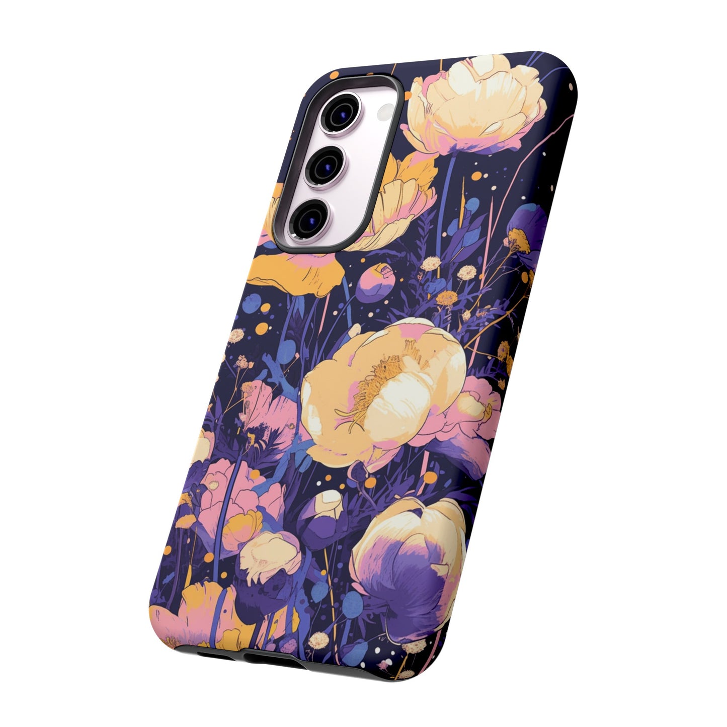 Night Cotton Flowers iPhone Case / Samsung Case