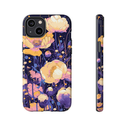 Night Cotton Flowers iPhone Case / Samsung Case