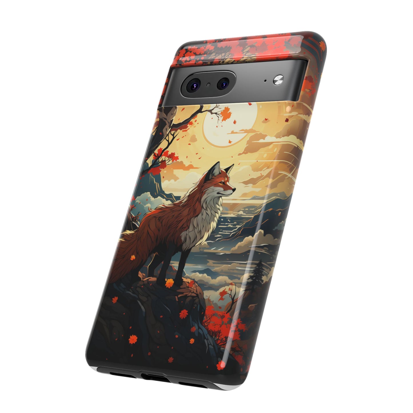 Japanese Wolf Aesthetic Phone Case