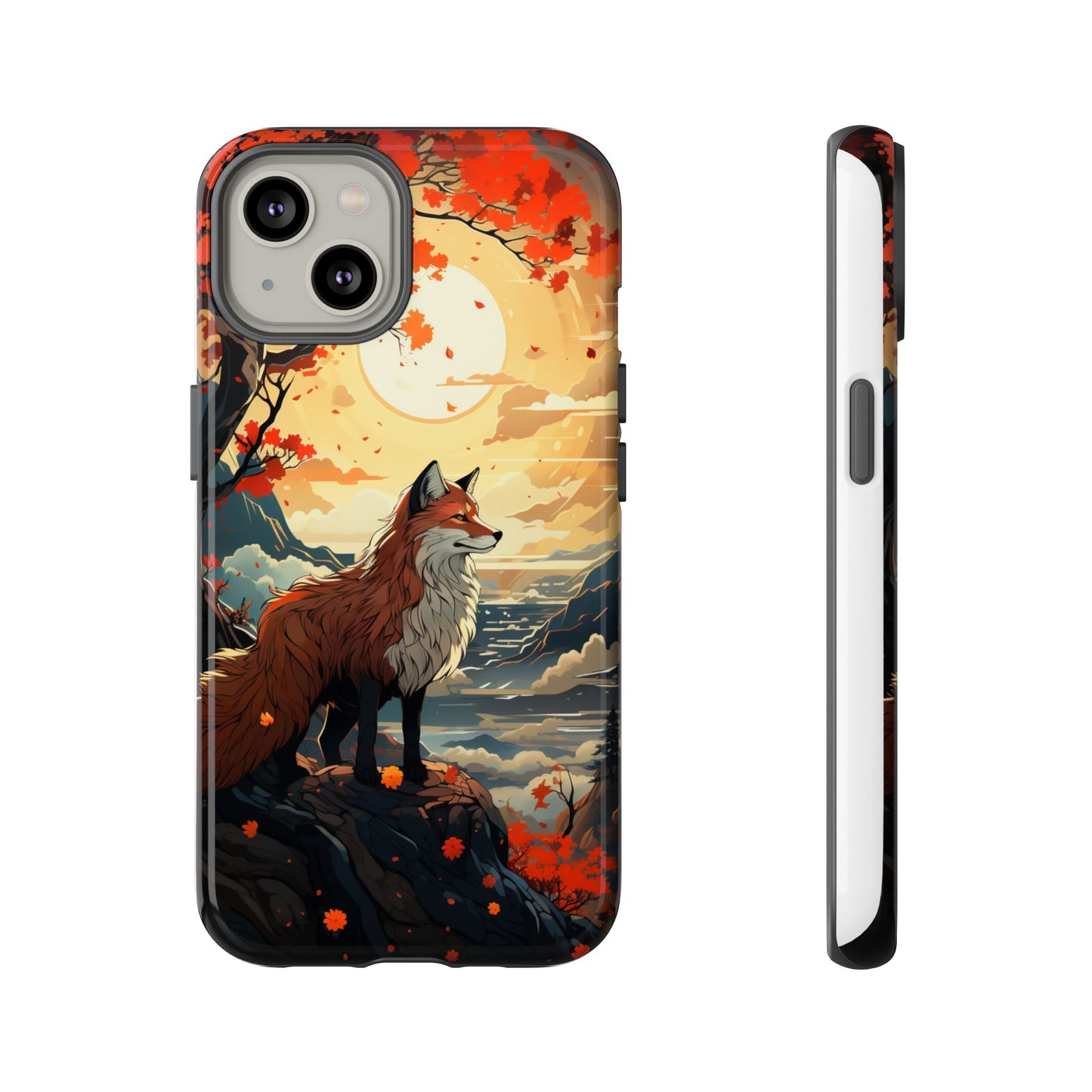 Japanese Wolf Aesthetic Phone Case