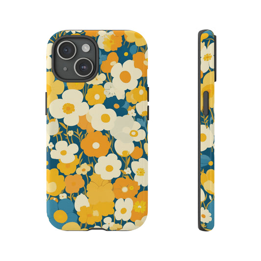 Watercolor Floral Abstract iPhone Case 15 Pro Max 14 13 12 11 Mini, Samsung Galaxy S23, Google Pixel 7, Gift For Flower Lover Gift For Her