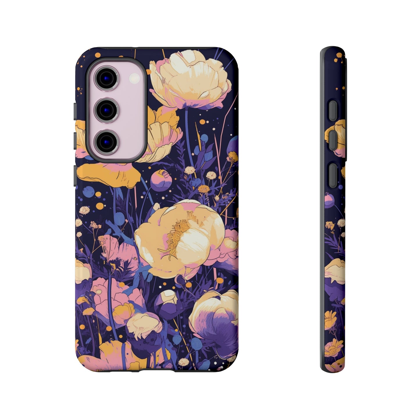 Night Cotton Flowers iPhone Case / Samsung Case