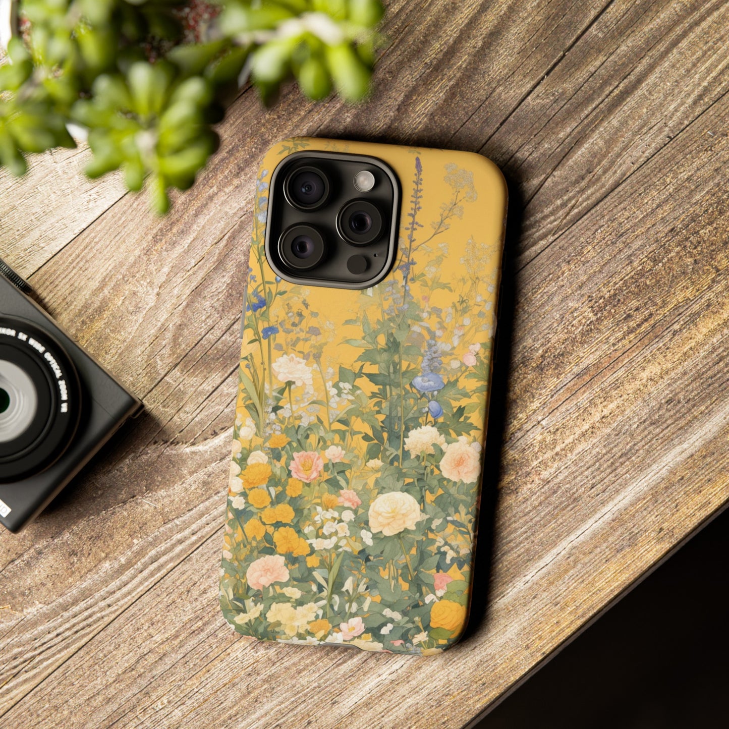 Tall Floral 1970's iPhone Case / Samsung Case