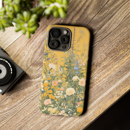 Tall Floral 1970's iPhone Case / Samsung Case