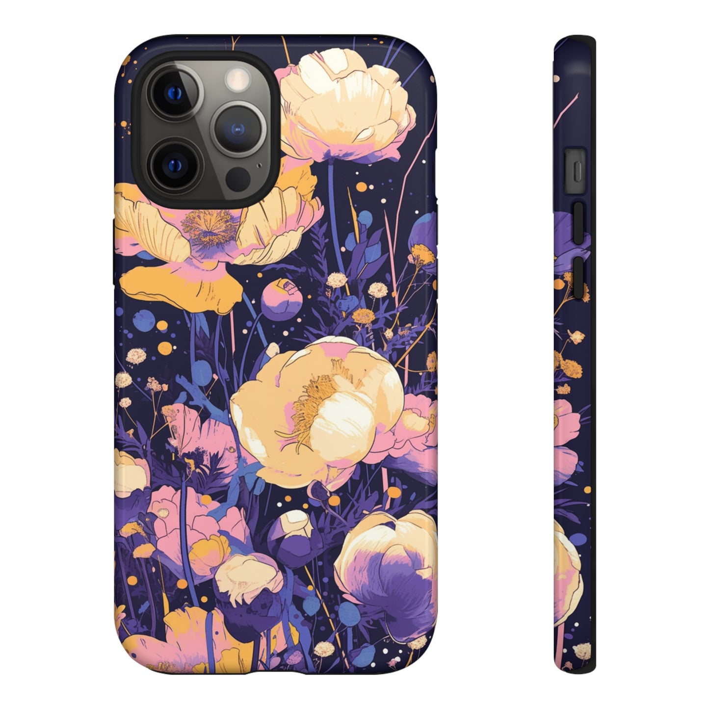 Night Cotton Flowers iPhone Case / Samsung Case