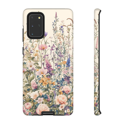 Tall Vintage Wildflowers iPhone Case / Samsung Case