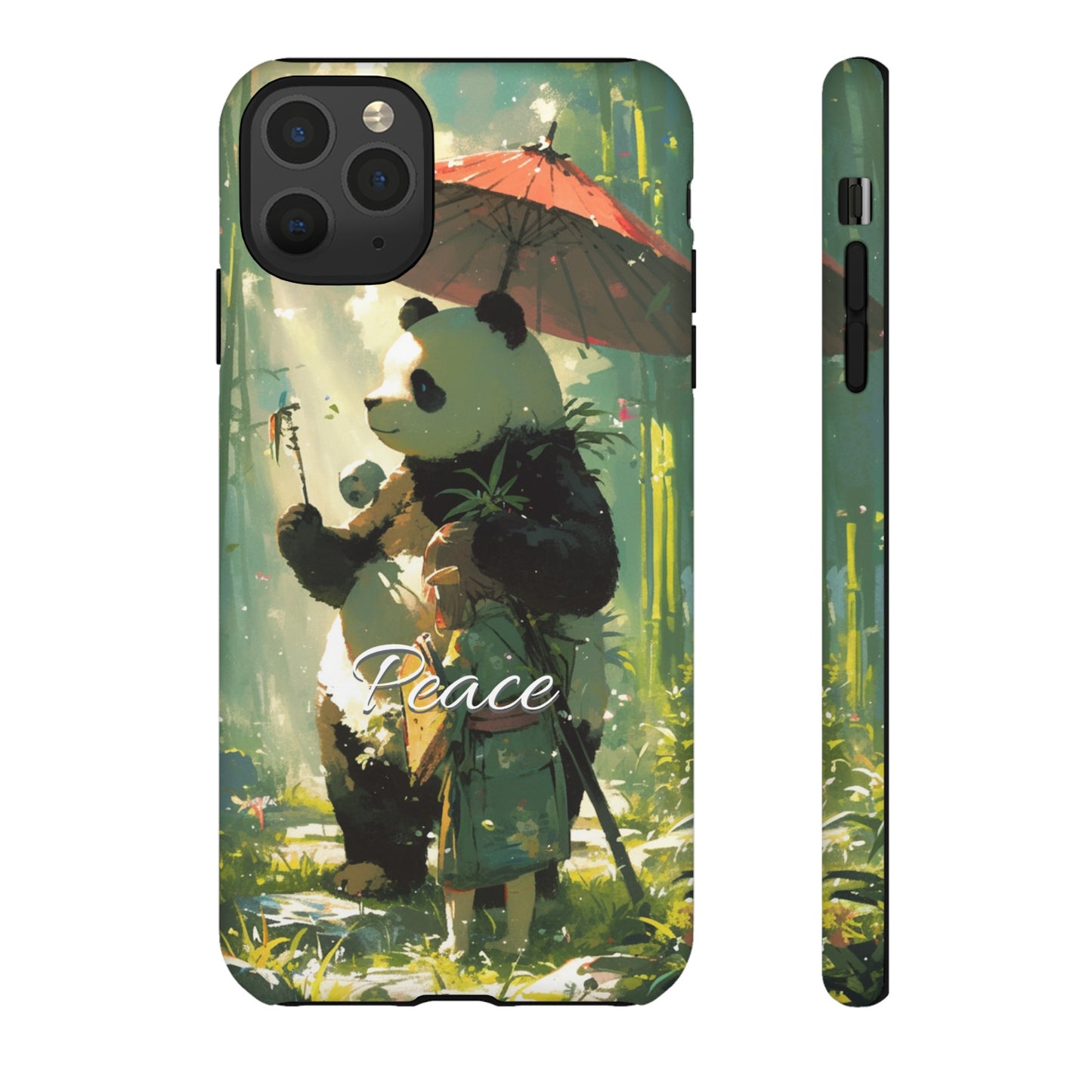 Japanese Aesthetic Vintage Panda iPhone Case / Samsung Case | "Peace"