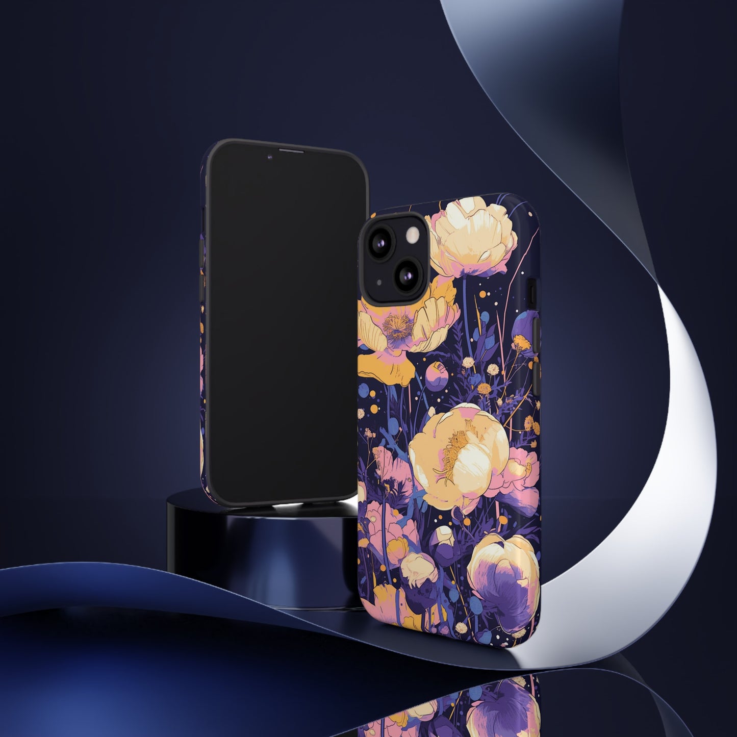 Night Cotton Flowers iPhone Case / Samsung Case