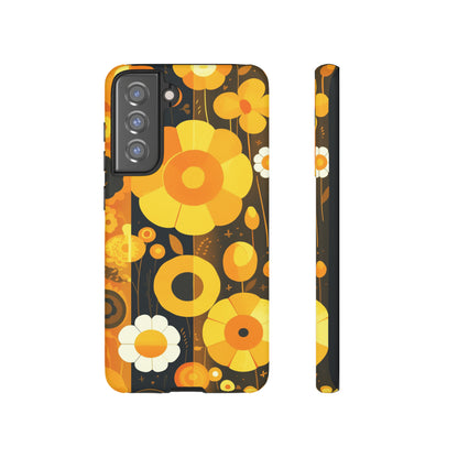 Floral Lines Retro iPhone Case / Samsung Case