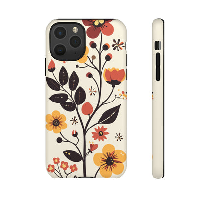 Vector Floral Vines iPhone Case