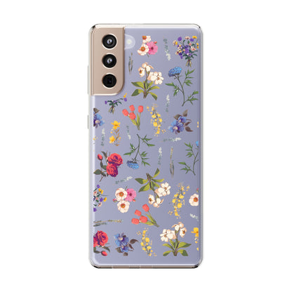 Botanic Floral Collection | Clear iPhone Case / Samsung Case