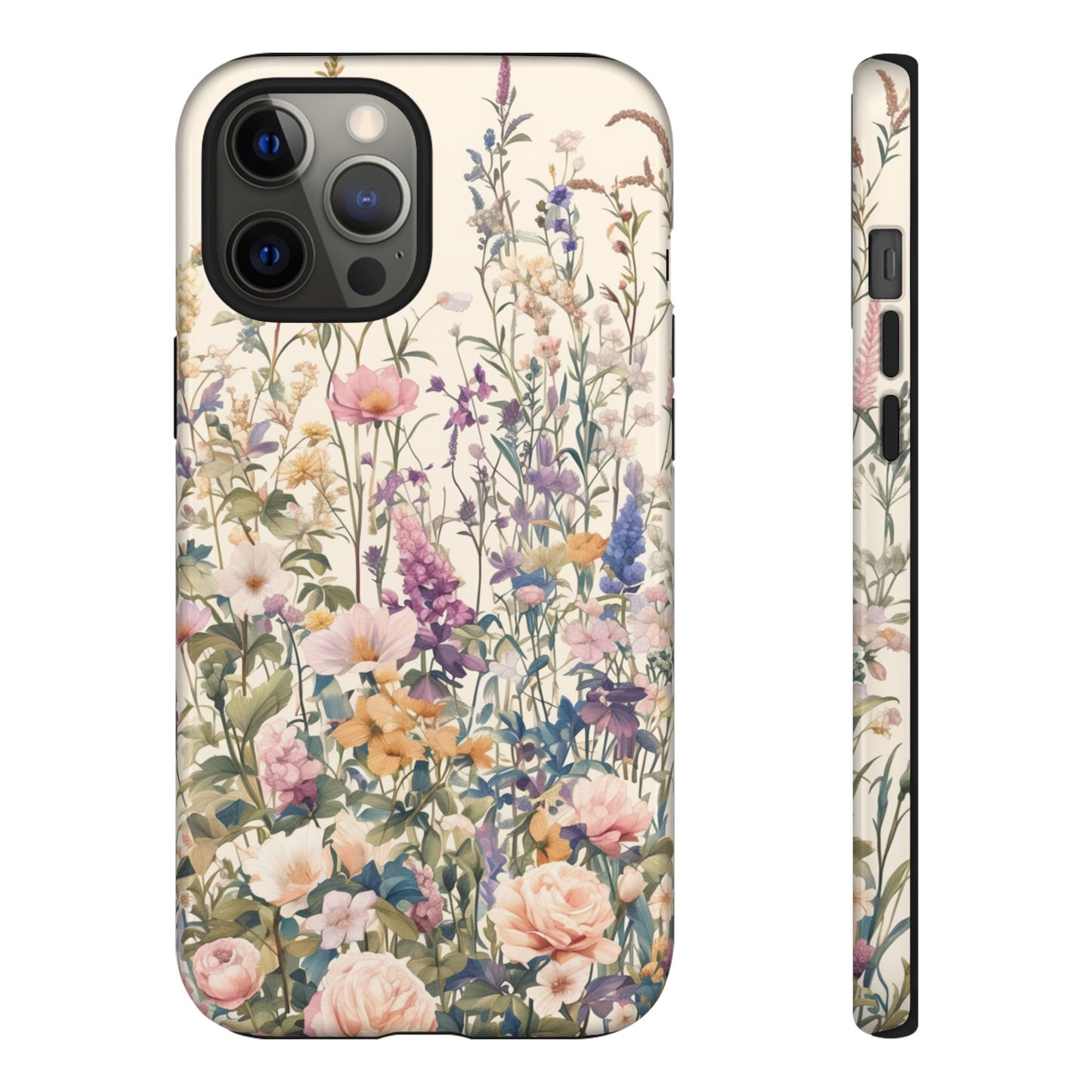 Tall Vintage Wildflowers iPhone Case / Samsung Case