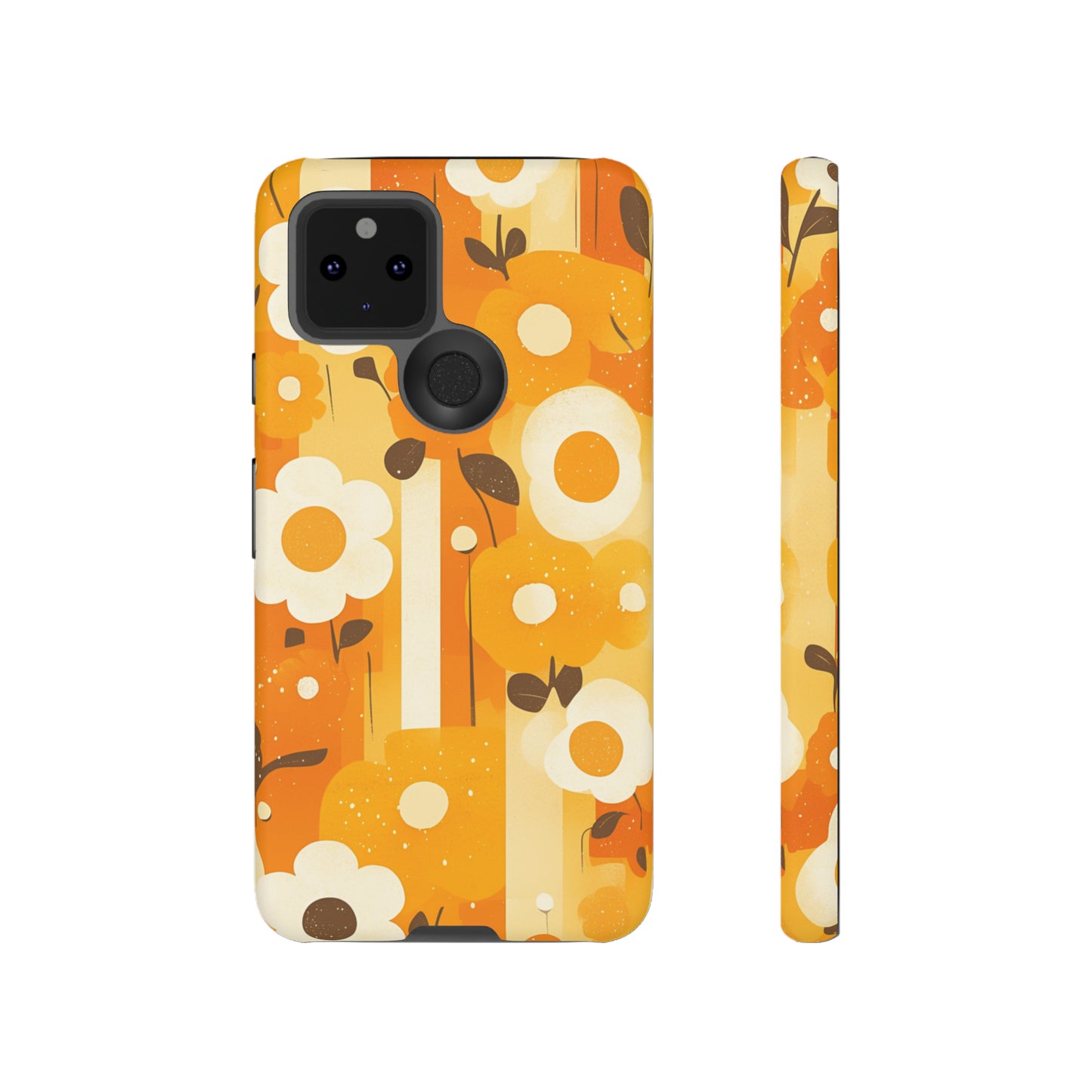 Retro 70s Abstract Flower Patterns iPhone Case / Samsung Case