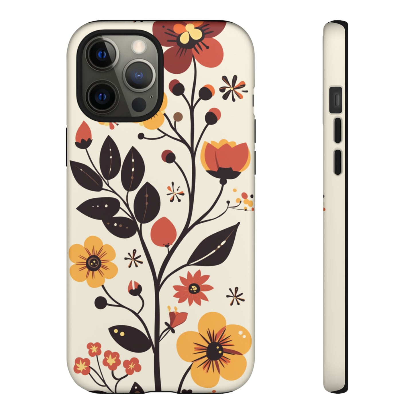 Vector Floral Vines iPhone Case